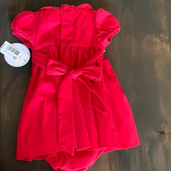 Red corduroy dress - Picture 2 of 2